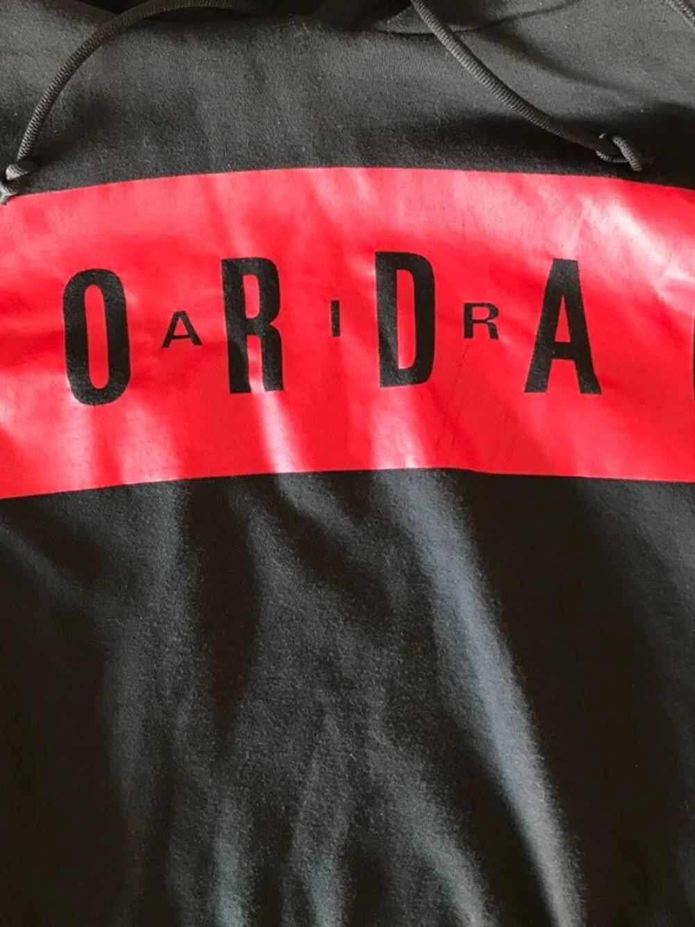 HooDED SWEATSHiRT AIR JORDAN vintage XL pullover black hoodie